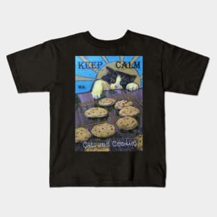 Keep Calm with Cats and Cookies Kids T-Shirt